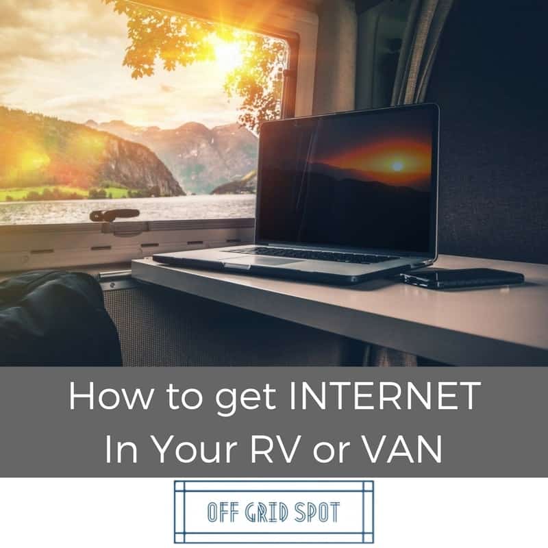 How to get Internet in an RV or Van