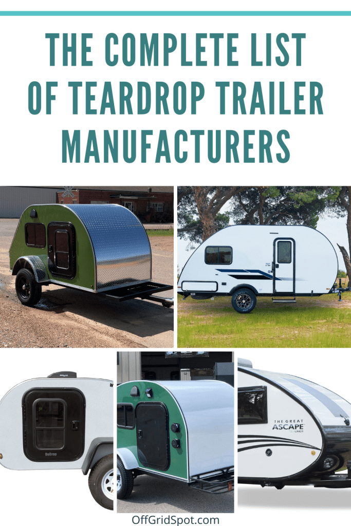 Teardrop Trailer Manufacturers