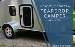 Teardrop Camper Weight